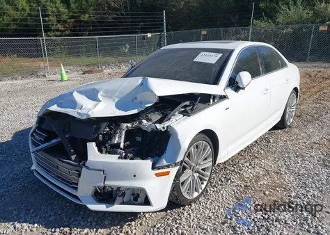 2017 Audi A4 2.0T Premium из США, поврежденный, VIN WAUENAF44HN036745